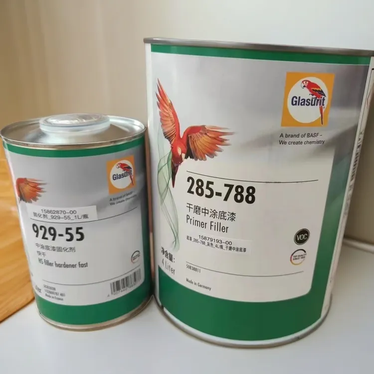 鹦鹉底漆285-788底漆干磨中涂底漆重7公斤加1升固化剂双组份底漆