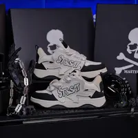 面包鞋 厚底板鞋2025年春季新款男女鞋拼色小个子增高百搭休闲鞋