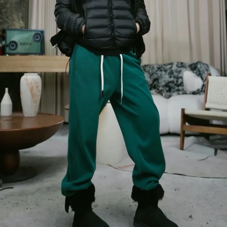 infobyfive2025秋冬松紧腰抽绳彩色束脚裤萝卜裤卫裤壹NF0511042