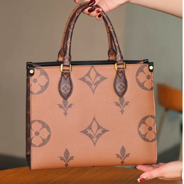 老爷车老爷车2025新款大牌同款托特女包8287#28*24