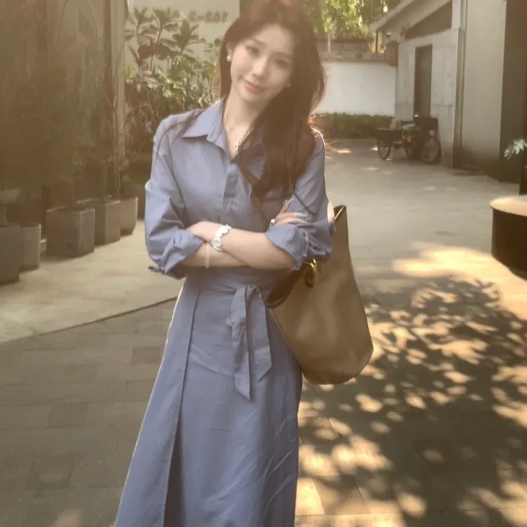 原创高腰显瘦洋气女两件套半裙休闲风休闲复古时尚套装