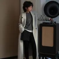 W.Diva【人生大衣】意大利进口Piacenza100%幼美洲驼大衣54C142942