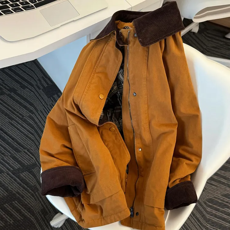 韩系棉服女2025冬季新款秋冬季加厚保暖宽松面包服棉衣外套中长款