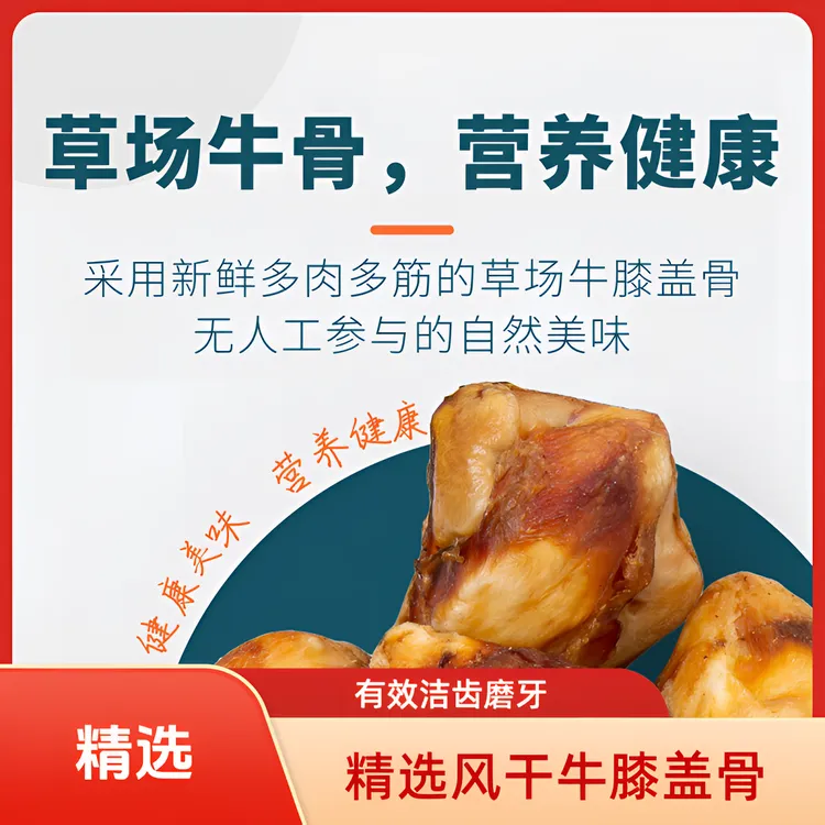 狗狗零食牛膝盖骨磨牙棒风干牛骨耐啃去臭耐咬补钙洁齿小中大型犬