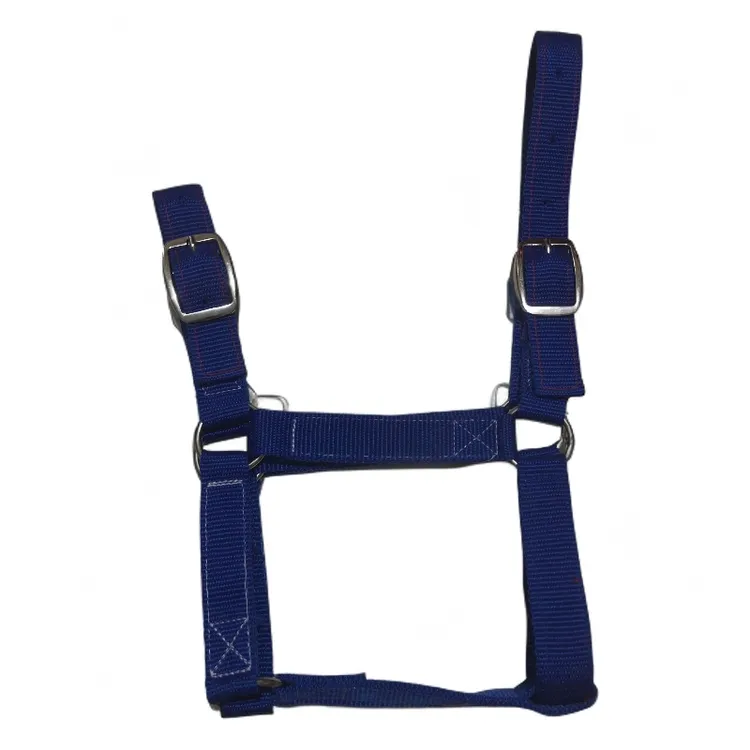 马笼头马术用品牵马调节笼头耐磨大小矮马龙头可调节笼头