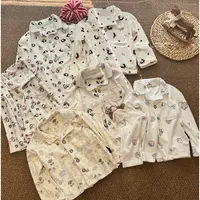 秋冬新款双面糯米绒儿童家居服套装  MDJ5301