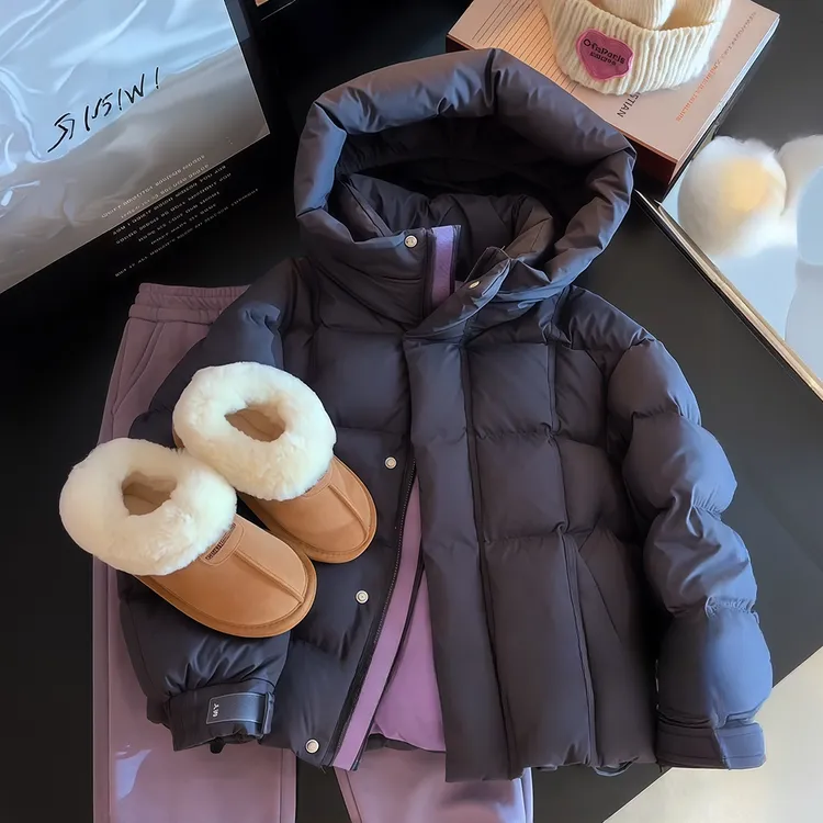 女童棉服冬装2025新款洋气儿童加厚冬季中大童棉衣韩系保暖外套