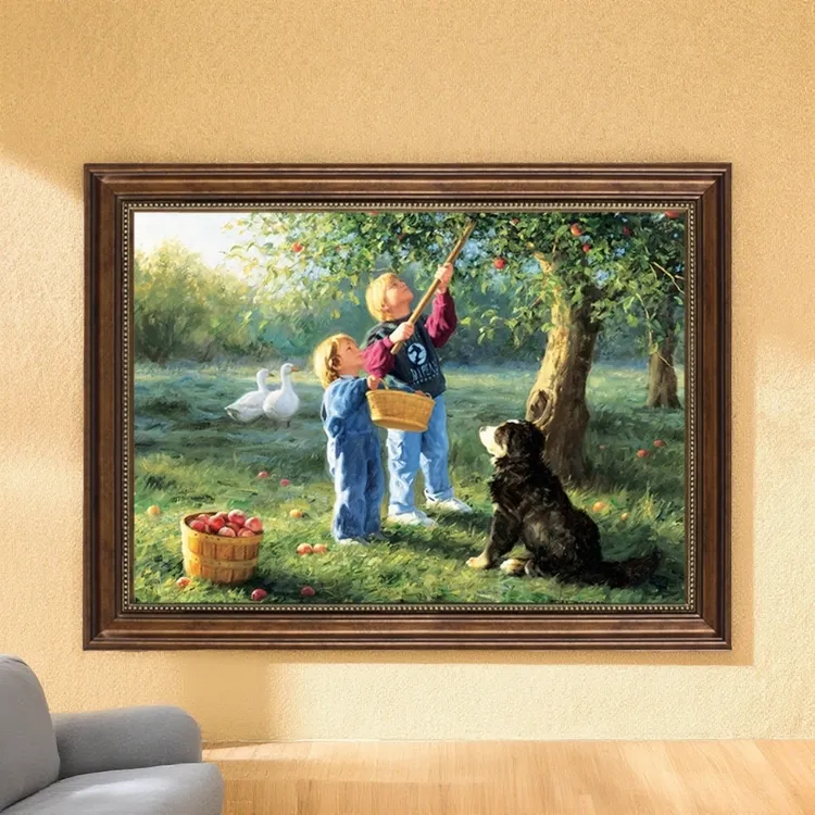 梵高经典画作油画装饰画景致客厅挂画背景墙画客厅欧式浪漫派挂画