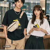 支持鉴定重磅新疆长绒棉短袖圆领云柔水光T打底衫男女纯棉T恤048