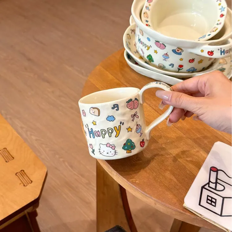 【星漫】kitty超可爱陶瓷满彩马克杯
