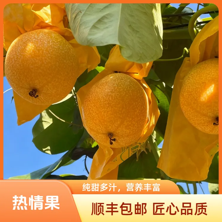 西双版纳热情果一口爆汁，纯甜无酸，唤醒味蕾活力 新鲜现摘水果