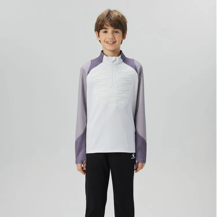 KELME/卡尔美儿童足球训练服长袖半拉链训练服【LIVE】