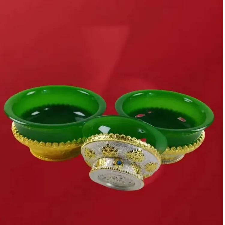 八宝吉祥桌面工艺品摆件水杯茶碗