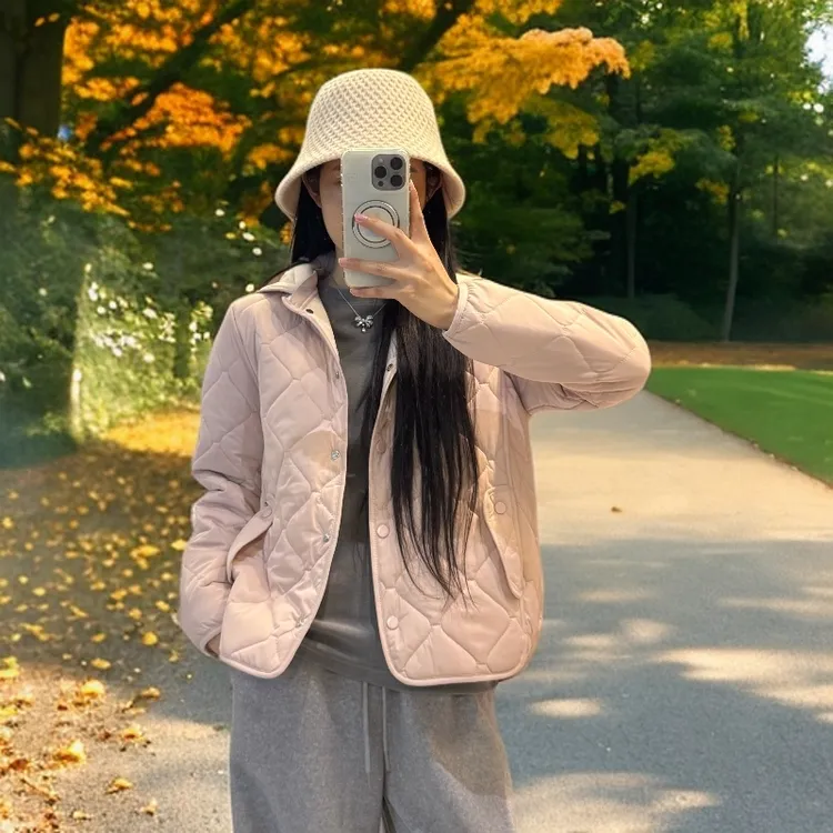 SUMU/宿慕高端连帽咩咩暖女绒衣秋冬新款舒适百搭小个子短外套女