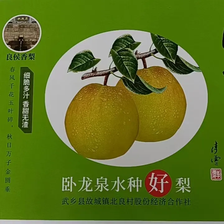 玉露香梨，山西特产香梨脆甜多汁新鲜应季水果