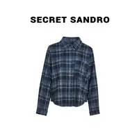 【蓝调时刻】【多娜&Secret Sandro粉丝专享】衬衫  C65287143N