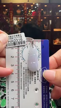 【闪购商品】翡翠颈饰18K金镶嵌HA0316富贵豆