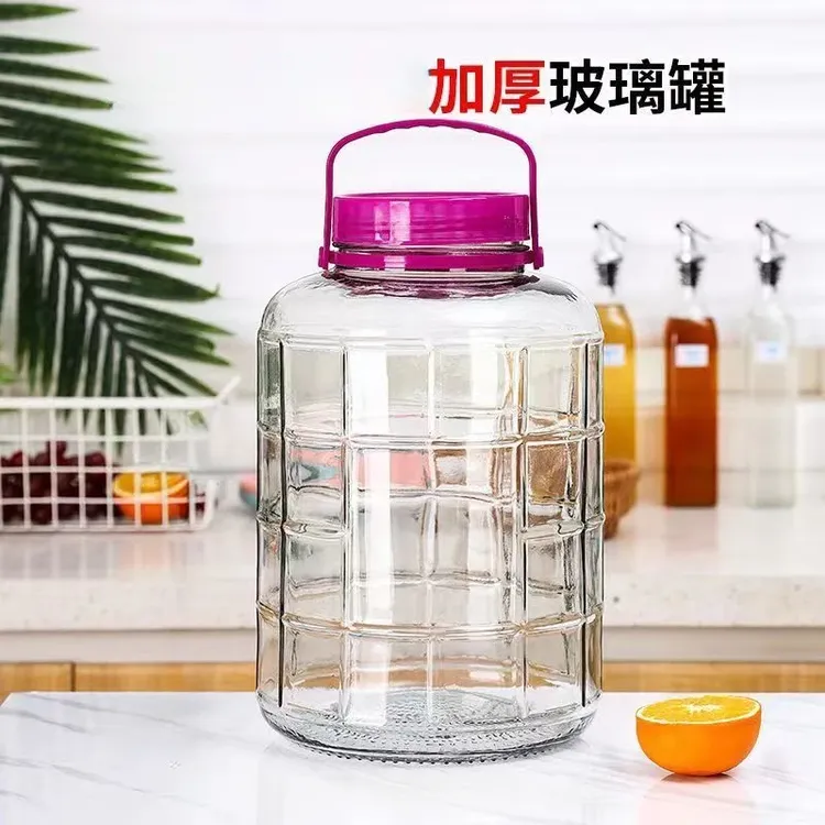 泡酒玻璃瓶酒瓶酒坛子酿酒罐子加厚腌菜泡菜坛子密封罐家用食品级