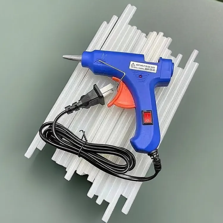热熔胶枪手工家用小号热熔胶胶棒高粘强力胶条轮胎茶几材料包全套
