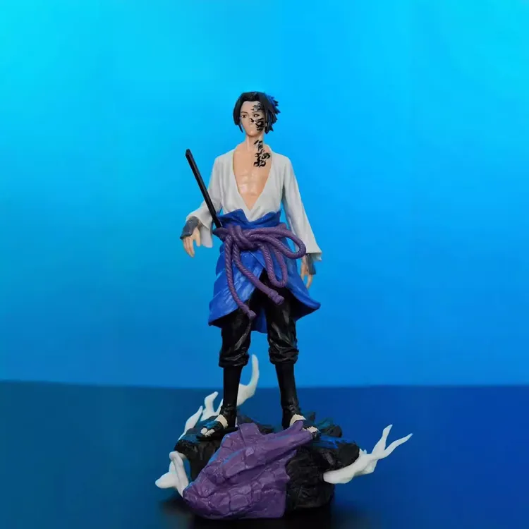 咒印佐助地台雕像动漫摆件忍者搪胶rockettoysrockettoys龙珠手办