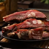 【现切排骨边角料】川渝风味腊味 柴火烟熏腊排骨边角料  