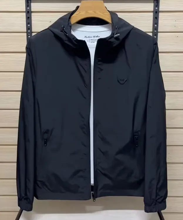 新款高品质男士连帽加棉休闲百搭夹克外套