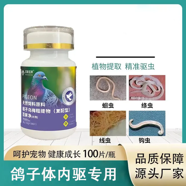 百崇净【100片/瓶】 赛鸽信鸽鸽子用品