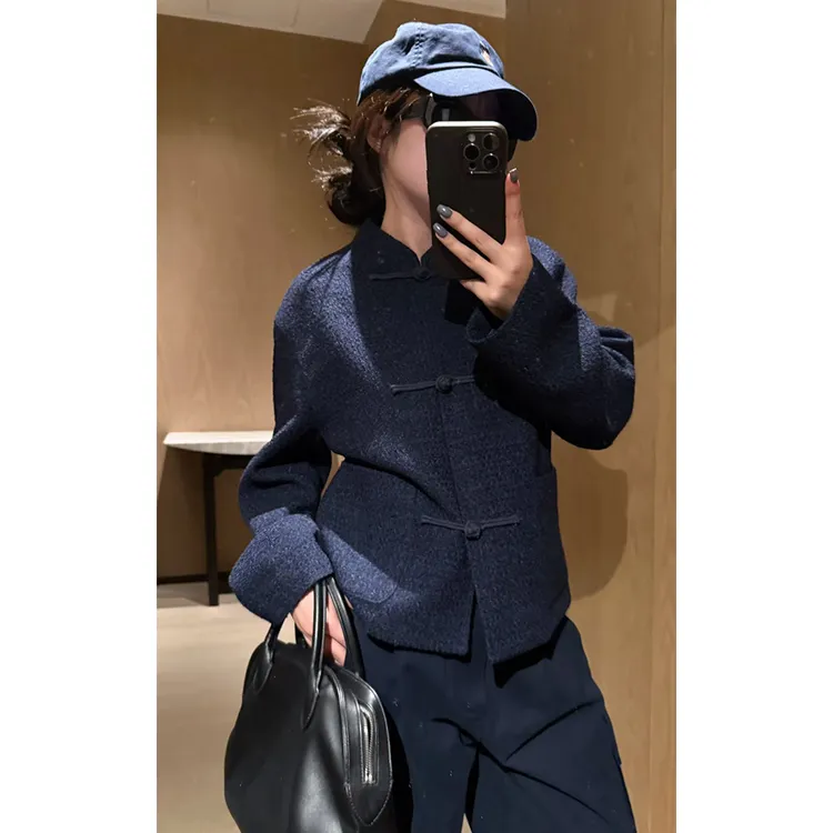 LA CALLA羊毛手工定制香纱外套YY-WV8267