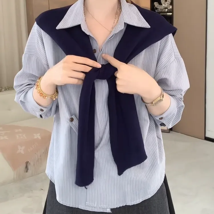 秋季新款时尚休闲衬衫C5928