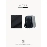 OYBN欧阳贝妮【告白信】微胖大码收腰设计感V领衬衫上衣 1005