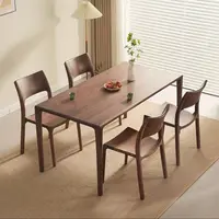 北美黑胡桃纯实木舒克桌