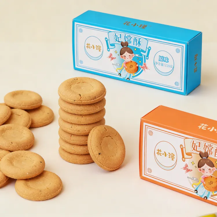 花小瑾四川特色宫廷桃酥入口即化适合老人小孩的零食拍一发二