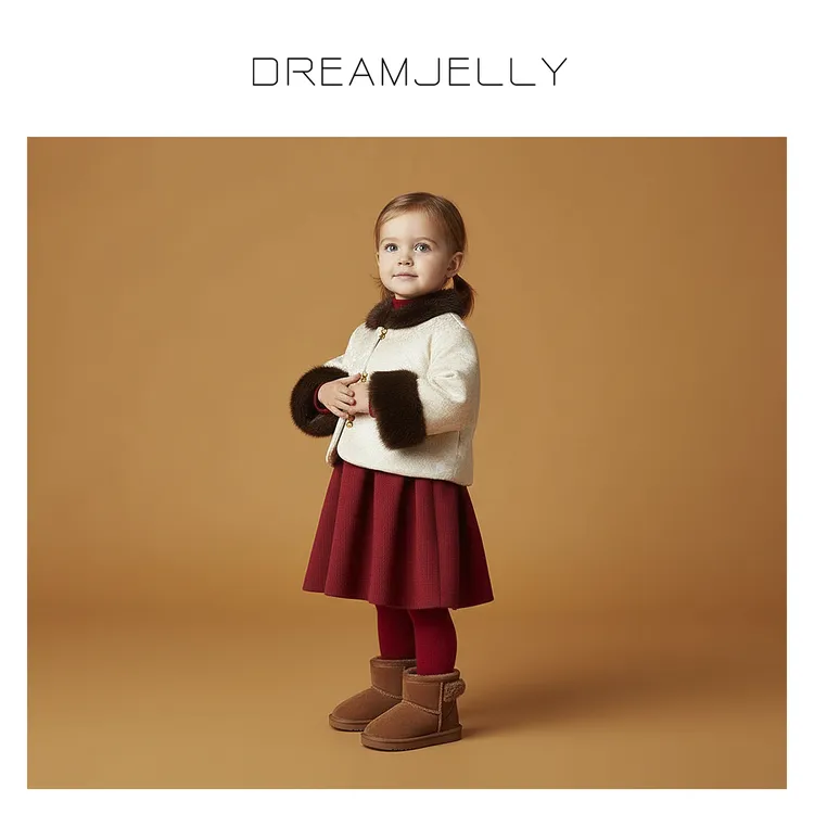 Dreamjelly【拜年服】男/女宝宝时尚高级贵气显白提花国风外套唐装
