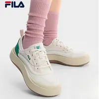 FILA官方女鞋帆布鞋2025秋季新水母鞋子休闲运动鞋百搭旅游鞋板鞋