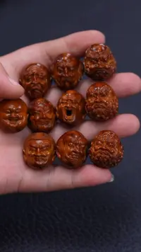 【闪购商品】橄榄核其他回血伟龙本工2.15-2.2十大弟子手串