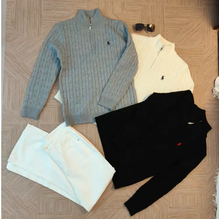 2025新款秋冬季男骑士刺绣提花保暖时尚休闲T恤圆领上衣男装