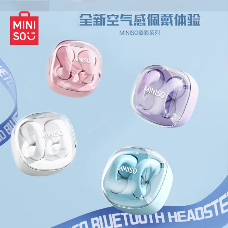 MINISO/名创优品开放式高颜值MCT09专用跑步通用miniso耳机A版