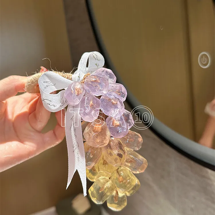 创意水晶葡萄串香皂卫生间装饰趣味生日礼物伴手礼