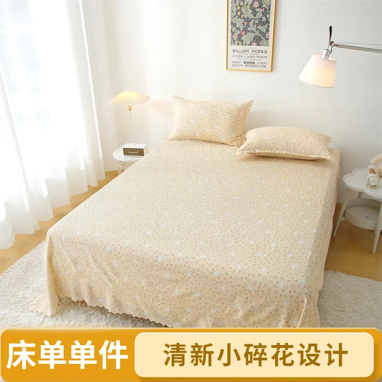 床单单件学生宿舍被单单人秋冬亲肤简约家用垫单炕单2025新款