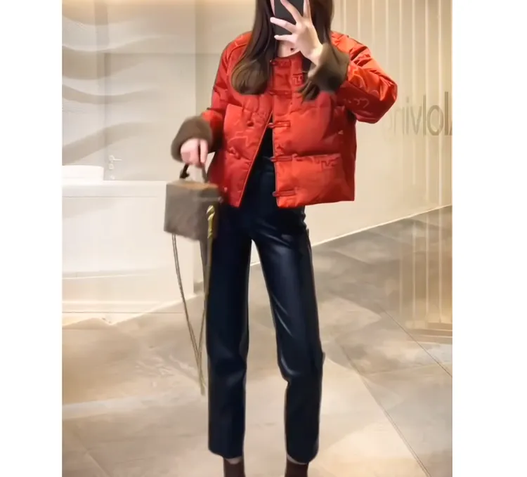 2024冬季新款时尚女装网红潮流气质靓丽漂亮休闲外套裤子保暖ZX