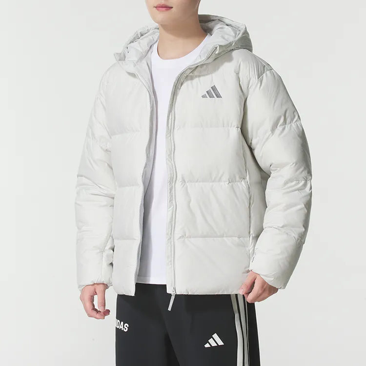 adidas阿迪达斯男装羽绒服2025新款运动休闲保暖外套KC2477流光风