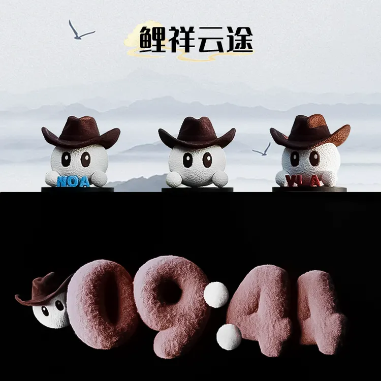 理想同学玩偶公仔车内摆件背胶粘贴环保材质可爱小朋友都喜欢