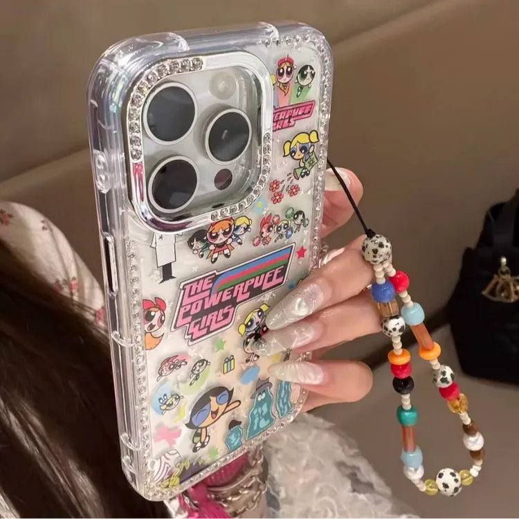 飞天小女警合集适用苹果16promax女款壳14PLUS/15/13pro/12防摔壳