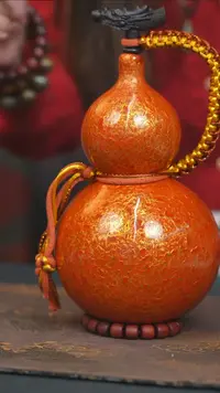 【闪购商品】WF141漆艺酒葫芦不包手串及旋转底座