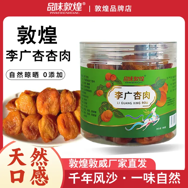 品味敦煌李广杏肉杏子300g敦煌特产自然晾晒无核杏肉杏干无添加剂