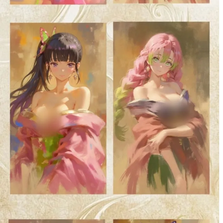 【活卡】九门文创鬼灭之刃亚克力色纸