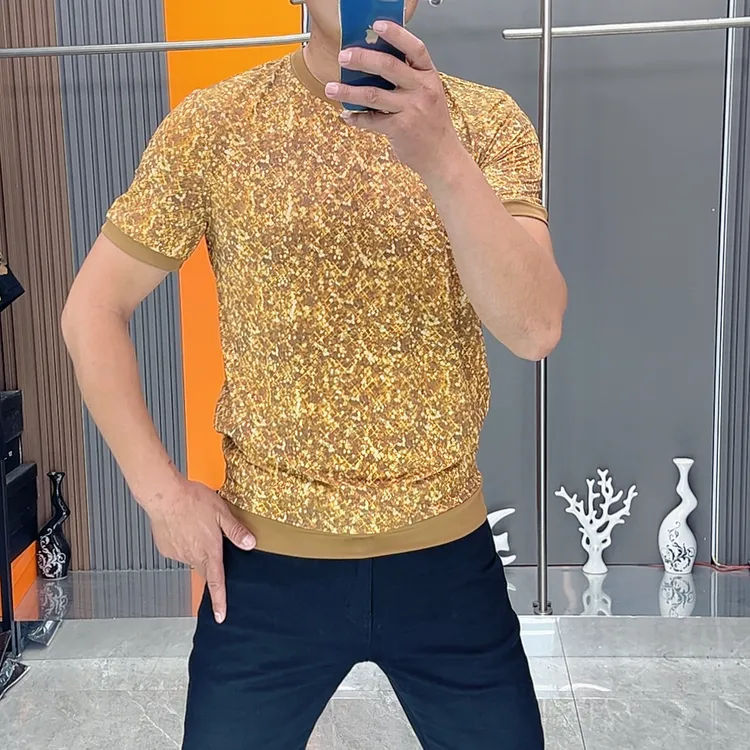 常规欧美简约短袖夏季圆领T恤修身时尚打底衫春夏小衫潮流半袖