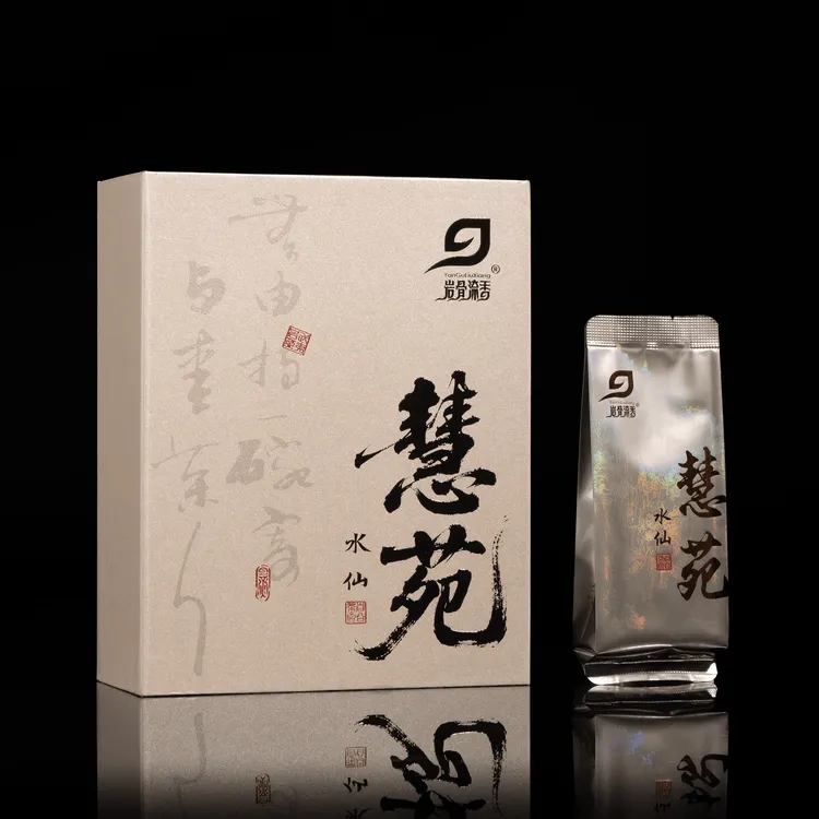 慧苑水仙茶兰香炭焙工艺武夷岩茶坑涧乌龙茶叶盒装54克