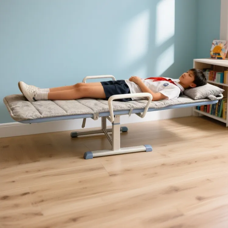 中小学生午休垫教室午睡椅垫便携宿舍折叠睡垫轻便舒适睡垫加厚