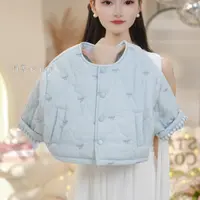 【现货】女童2025秋冬季新款刺绣纽扣棉服格子外套C23872